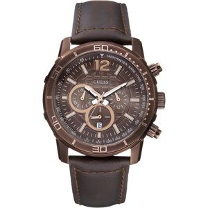 Guess Brickhouse Brown Chronograph Watch